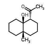CAS 登录号：805319-52-2， 1-[(1R,4aS,8aS)-8a-羟基-4a-甲基癸氢-1-萘基]乙酮