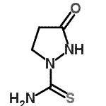 CAS#: 80553-53-3, 3-Oxo-1-pyrazolidinecarbothioamide
