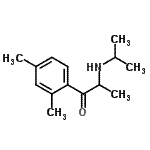CAS 登录号：805945-90-8， 1-(2,4-二甲基苯基)-2-(异丙基氨基)-1-丙酮