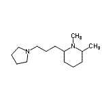CAS 登录号：805957-73-7， 1,2-二甲基-6-[3-(1-吡咯烷基)丙基]哌啶