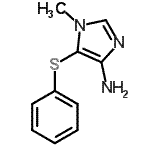 CAS#: 805969-20-4, 1-Methyl-5-(phenylsulfanyl)-1H-imidazol-4-amine