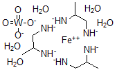 CAS 登录号：80660-42-0， 三(丙基烯二胺)钨酸铁五水合物
