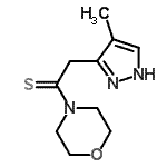 CAS 登录号：806637-95-6， 2-(4-甲基-1H-吡唑-3-基)-1-(4-吗啉基)乙硫酮