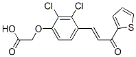 CAS#: 80672-97-5, 2-[2,3-Dichloro-4-[(E)-3-Oxo-3-Thiophen-2-Yl-Prop-1-Enyl]Phenoxy]Acetic Acid