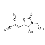 CAS#: 807266-80-4, [(3-Ethyl-4-hydroxy-2-thioxo-1,3-oxazolidin-5-yl)methylene]malononitrile