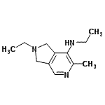 CAS#: 807278-06-4, N,2-Diethyl-6-methyl-2,3-dihydro-1H-pyrrolo[3,4-c]pyridin-7-amine