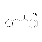 CAS 登录号：807285-55-8， 1-(2-甲基苯基)-3-(1-吡咯烷基)-1-丙酮