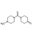 CAS#: 807326-49-4, 1-[(4-Methyl-1-piperazinyl)carbonyl]-4-piperidinone