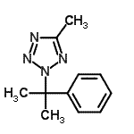 CAS#: 807334-59-4, 5-Methyl-2-(2-phenyl-2-propanyl)-2H-tetrazole