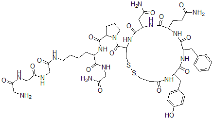 CAS#: 80741-20-4, 1-Deamino-Triglycyl-8-Lysine-Vasopressin
