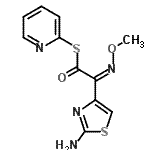 CAS#: 80756-32-7, S-2-Pyridinyl (2Z)-(2-amino-1,3-thiazol-4-yl)(methoxyimino)ethanethioate