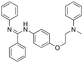 CAS 登录号：80790-46-1， N-[4-[2-(甲基苯基氨基)乙氧基]苯基]-N'-苯基苯甲脒