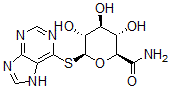 CAS#: 80798-22-7, (2S,3S,4S,5R,6S)-3,4,5-Trihydroxy-6-(7H-purin-6-ylthio)tetrahydropyran-2-carboxamide