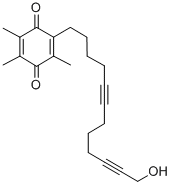 CAS#: 80809-81-0, 2-(12-Hydroxydodeca-5,10-diynyl)-3,5,6-trimethyl-cyclohexa-2,5-diene-1,4-dione