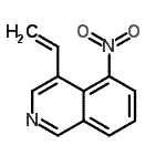 CAS#: 808125-51-1, 5-Nitro-4-vinylisoquinoline