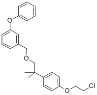 CAS 登录号：80854-09-7， 1-((2-(4-(2-氯乙氧基)苯基)-2-甲基丙氧基)甲基)-3-苯氧基苯