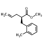 CAS 登录号：808765-71-1， 甲基(2R)-2-(2-甲基苄基)-4-戊烯酸酯