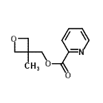CAS 登录号：810671-82-0， (3-甲基-3-氧杂环丁基)甲基2-吡啶羧酸酯
