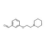 CAS#: 81068-27-1, 3-[2-(1-Piperidinyl)ethoxy]benzaldehyde