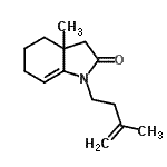 CAS#: 810681-58-4, 3a-Methyl-1-(3-methyl-3-buten-1-yl)-1,3,3a,4,5,6-hexahydro-2H-indol-2-one