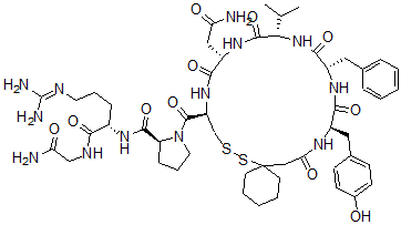 CAS#: 81094-15-7, 1-(1-Mercaptocyclohexaneacetic acid)-2-D-tyrosine-4-L-valine-8-L-arginine-Vasopressin