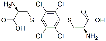 CAS 登录号：81100-03-0， (2R)-2-氨基-3-[4-[(2R)-2-氨基-2-羧基-乙基]巯基-2,3,5,6-四氯-苯基]巯基-丙酸