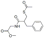 CAS 登录号：81110-05-6， N-[2-[(乙酰基硫代)甲基]-1-氧代-3-苯基丙基]甘氨酸甲酯