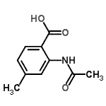 CAS 登录号：81115-52-8， 2-乙酰氨基-4-甲基苯甲酸