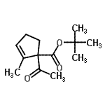CAS#: 811784-41-5, 2-Methyl-2-propanyl 1-acetyl-2-methyl-2-cyclopentene-1-carboxylate