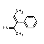 CAS 登录号：81187-34-0， (1E)-3-亚氨基-2-苯基-1-丁烯-1-胺