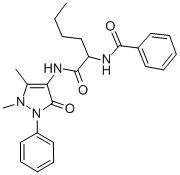 CAS#: 81217-00-7, N-(1-(Antipyrinylcarbamoyl)Pentyl)-Benzamide