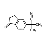 CAS 登录号：812695-04-8， 2-甲基-2-(1-氧代-2,3-二氢-1H-茚-5-基)丙腈