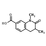 CAS#: 813424-71-4, 1,3-Dimethyl-2-oxo-1,2,3,4-tetrahydro-7-quinolinecarboxylic acid