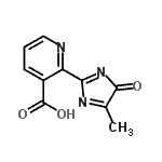 CAS#: 813430-36-3, 2-(5-Methyl-4-oxo-4H-imidazol-2-yl)nicotinic acid