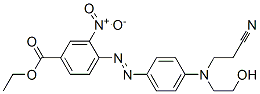 CAS#: 81367-79-5, Ethyl 4-[[4-[(2-Cyanoethyl)(2-Hydroxyethyl)Amino]Phenyl]Azo]-3-Nitrobenzoate