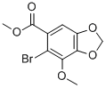 CAS#: 81474-47-7, 6-Bromo-7-Methoxy-Benzo[1,3]Dioxole-5-Carboxylic Acid Methyl Ester
