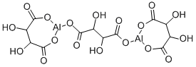 CAS 登录号：815-78-1， 酒石酸铝