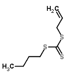 CAS 登录号：81526-32-1， 烯丙基丁基碳o三硫代酸酯
