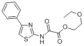 CAS 登录号：81529-70-6， 2-乙氧基乙基 N-(4-苯基噻唑-2-基)草氨酸酯