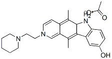 CAS#: 81531-60-4, 9-Hydroxy-5,11-Dimethyl-2-[2-(Piperidyl)Ethyl]-6H-Pyrido[4,3-b]Carbazolium Acetate