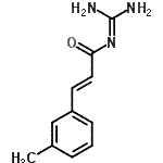 CAS 登录号：815585-14-9， (2E)-N-(二氨基亚甲基)-3-(3-甲基苯基)丙烯酰胺