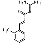 CAS 登录号：815585-21-8， (2E)-N-(二氨基亚甲基)-3-(2-甲基苯基)丙烯酰胺