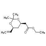 CAS 登录号：815588-08-0， 乙基[(4R,6S)-2,2-二甲基-6-乙烯基-1,3-二恶烷-4-基]乙酸酯