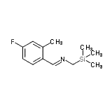 CAS#: 815630-75-2, (E)-1-(4-Fluoro-2-methylphenyl)-N-[(trimethylsilyl)methyl]methanimine