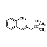 CAS 登录号：815630-76-3， (E)-1-(2-甲基苯基)-N-[(三甲基硅烷基)甲基]甲亚胺
