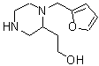 CAS 登录号：815655-78-8， 2-[1-(2-呋喃甲基)-2-哌嗪基]乙醇