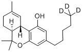 CAS#: 81586-39-2, (6aR,10aR)-6a,7,8,10a-Tetrahydro-6,6,9-trimethyl-3-(pentyl-5,5,5-d3)-6H-Dibenzo[b,d]pyran-1-ol