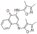CAS 登录号：81620-99-7， 2-(3,4-二甲基-5-异恶唑基胺)-N-(3,4-二甲基-5-异恶唑基)-1,4-萘醌-4-亚胺