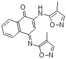 CAS 登录号：81621-00-3， 2-(4-甲基-5-异恶唑基胺)-N-(4-甲基-5-异恶唑基)-1,4-萘醌-4-亚胺