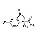 CAS 登录号：816429-83-1， 3-乙酰基-3,6-二甲基-2-苯并呋喃-1(3H)-酮